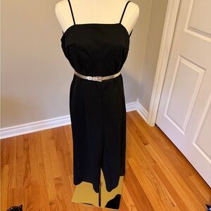 Chic Black Spaghetti Strap Jumpsuit
